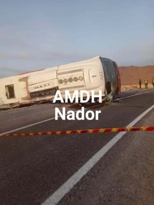 مصرع أربعة مهاجرين غير نظاميين في حادث سير في طريق إجلائهم إلى ورزازات