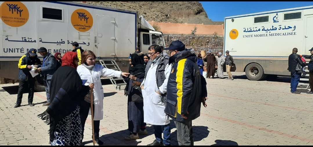قافلة طبية لفائدة ساكنة ودواوير جماعة إمــي نــولاون المتضررة من الثلوج في ورزازات