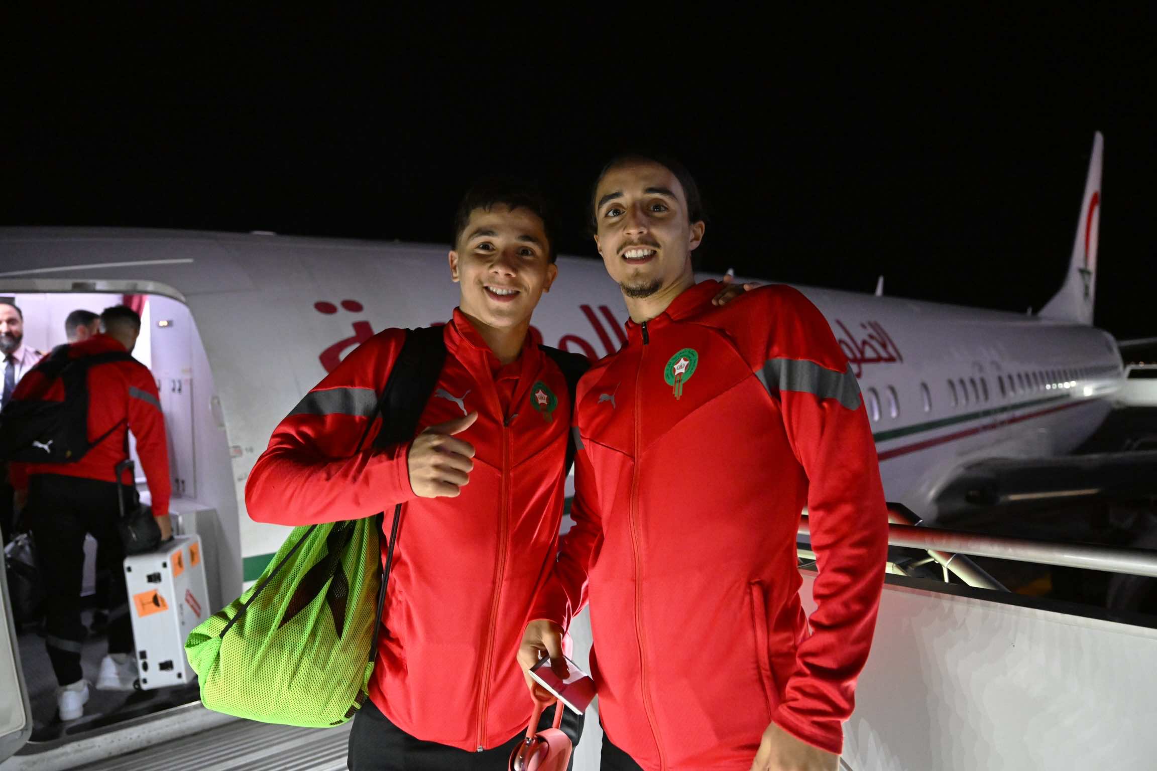 أسود الأطلس يصلون إلى مدريد استعدادا لمواجهة البيرو بعد غد الثلاثاء