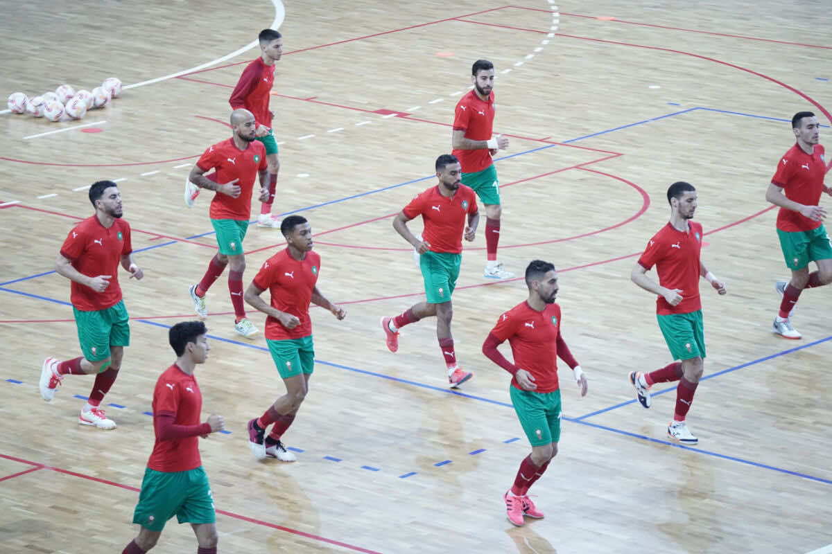 المنتخب المغربي لكرة القدم داخل القاعة ينتصر على نظيره العراقي