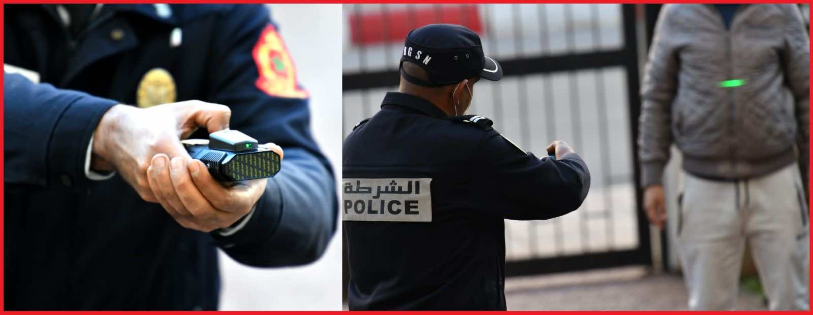 مفتش شرطة بالرباط يستعمل السلاح البديل "BOLAWRAP" ضد شخص عرض عناصر الشرطة لتهديد خطير