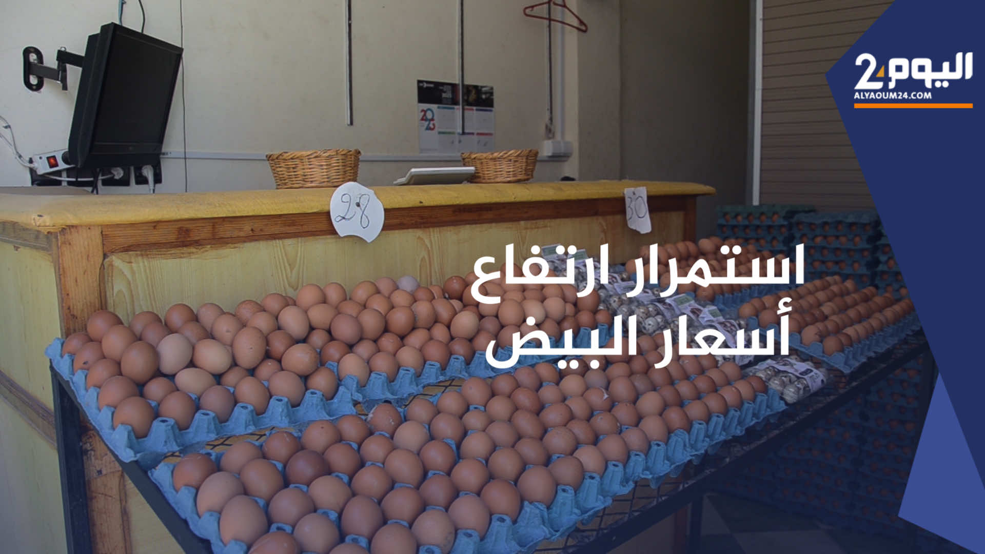 تاجر البيض بالجملة يتهم المنتجين بتقليص كميات الإنتاج للحفاظ على استمرار ارتفاع الأسعار (+فيديو)