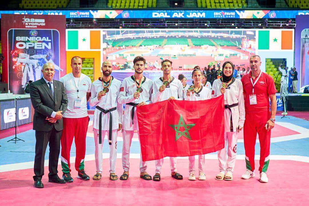 المنتخب المغربي للتايكواندو يحقق سبع ميداليات من بينهم ذهبتين في الدوري المفتوح بدكار