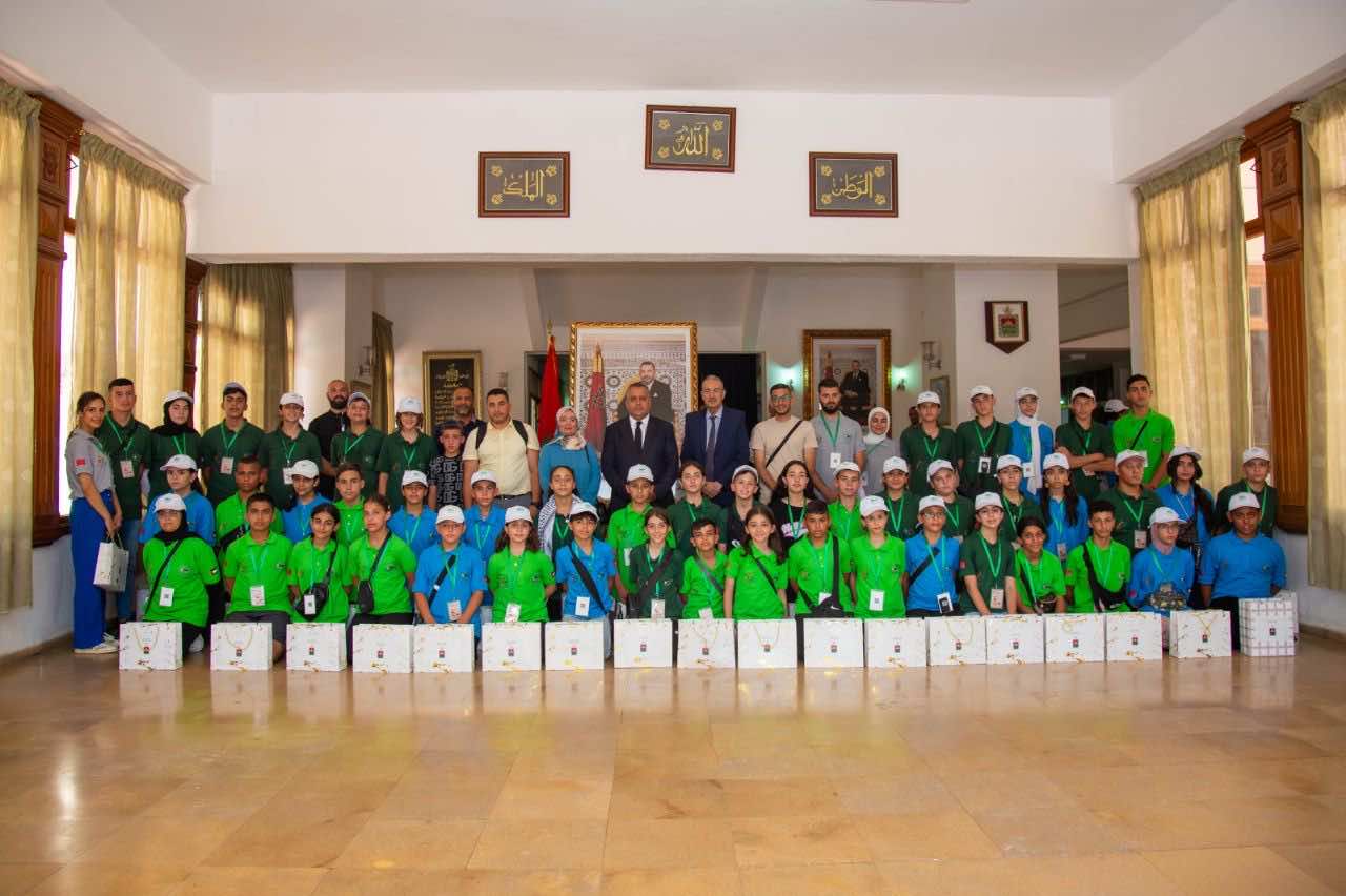أطفال القدس يستعدون لتقديم أغنية جديدة بمناسبة عيد الشباب في إطار زيارتهم للمغرب