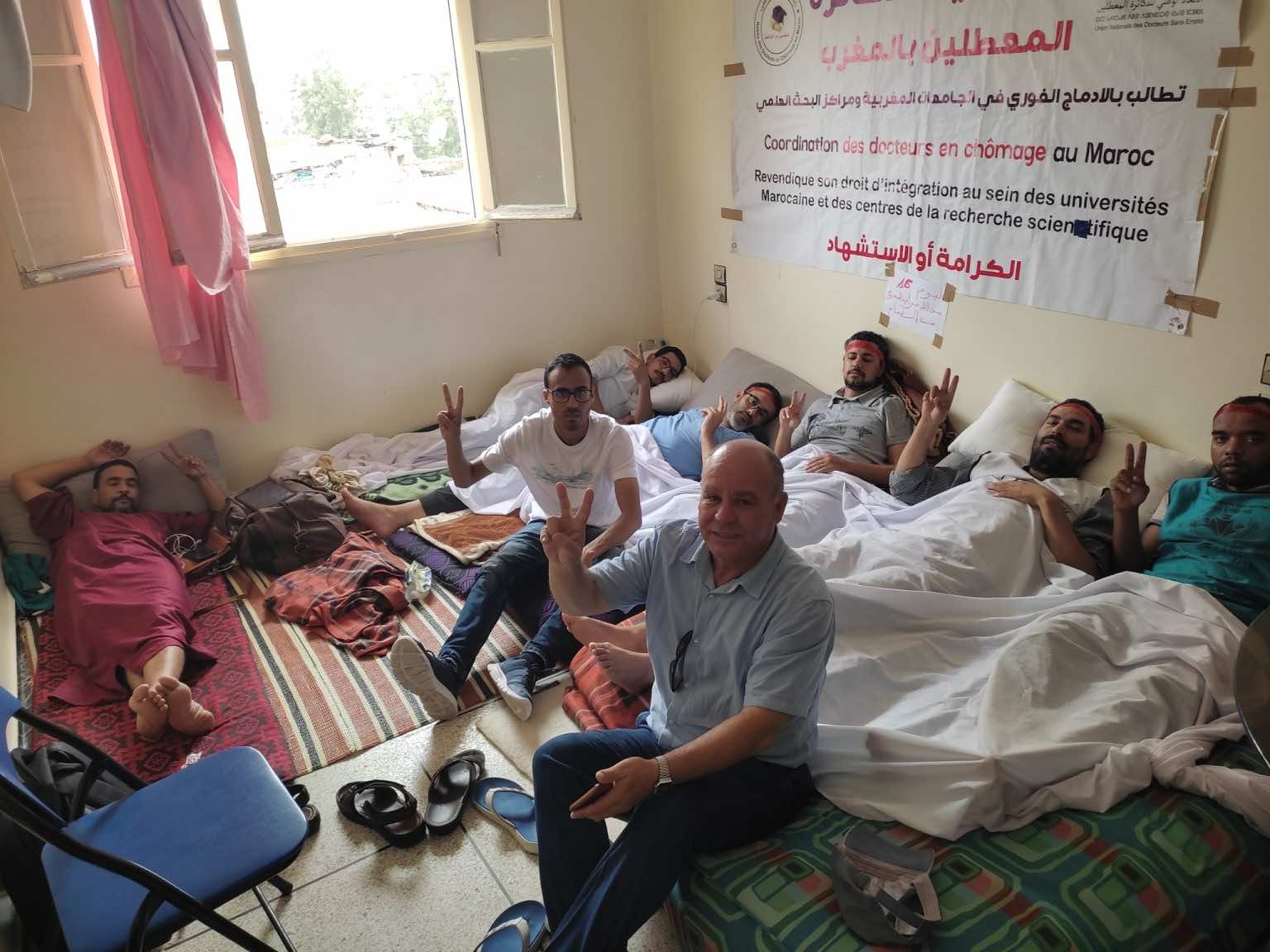 جمعيات حقوقية تدق ناقوس الخطر بسبب حالة دكاترة مضربين عن الطعام لـ40 يوما