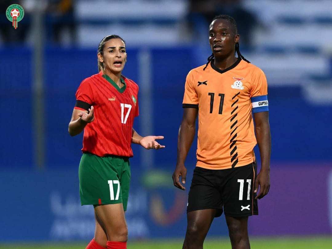 المنتخب المغربي النسوي ينهزم بستة أهداف لهدفين أمام زامبيا