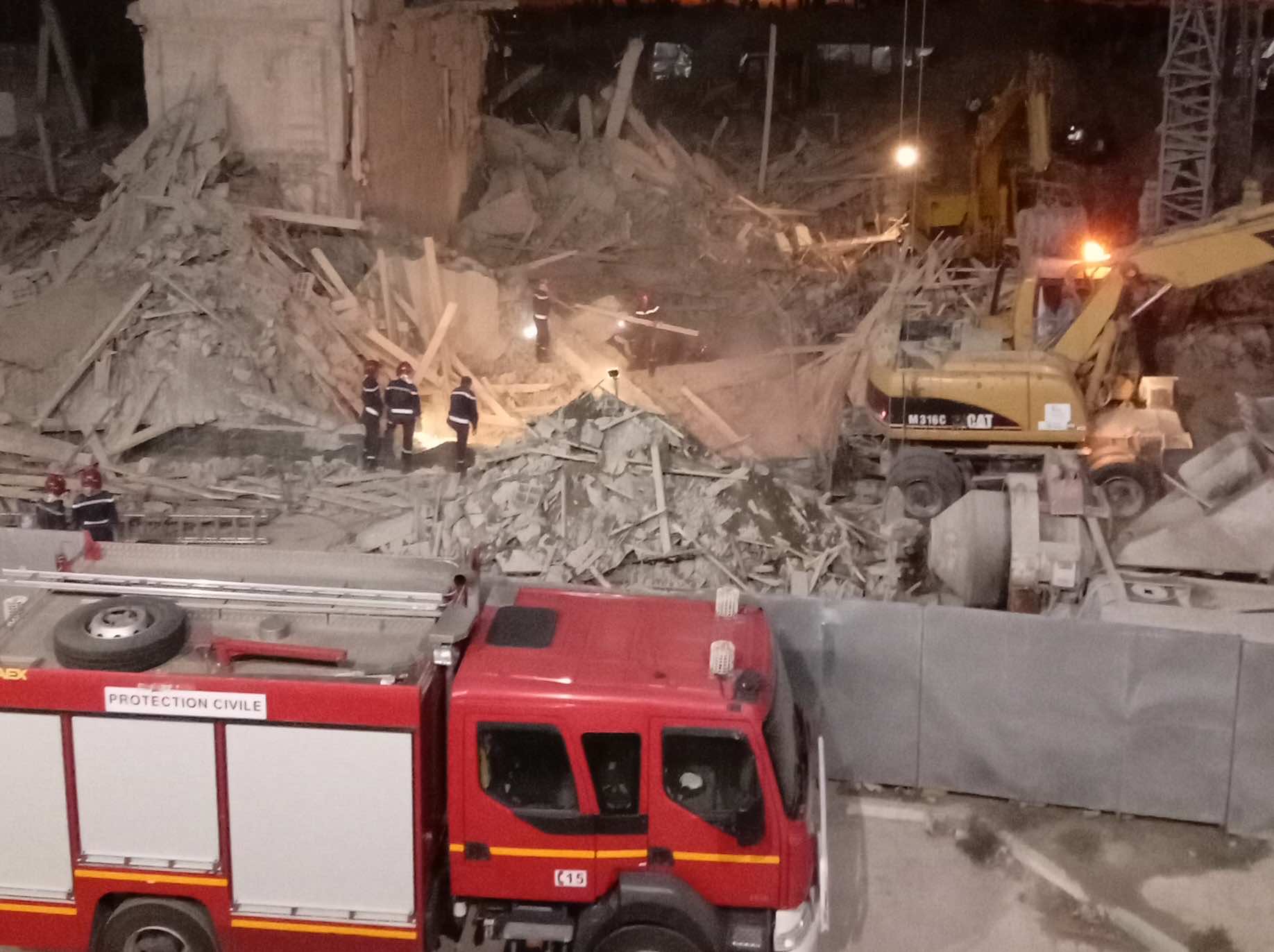 وفاة عاملين في ورش بناء عمارة مستثمر سوسي بتزنيت (فيديو)