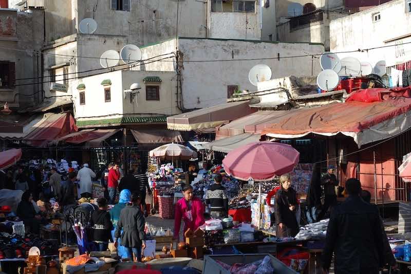 الباعة الجائلون بالدار البيضاء في احتجاجات إثر حملة واسعة للسلطات
