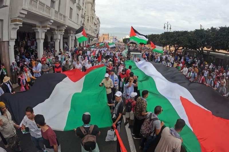 "كان في.. 2023: "طوفان الأقصى" أخرج المغاربة للاحتجاج وأعاد الرّوح لمناصرة القضية الفلسطينية