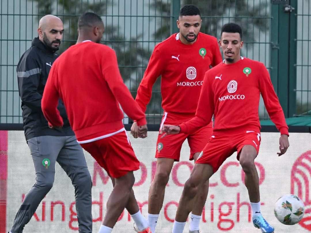 المنتخب الوطني المغربي يختتم استعداداته بمركب محمد السادس قبل التوجه إلى سان بيدرو غدا الأحد