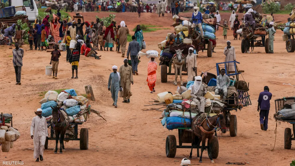 حرب السودان تسببت في نزوح حوالي 8 ملايين شخص (الأمم المتحدة)