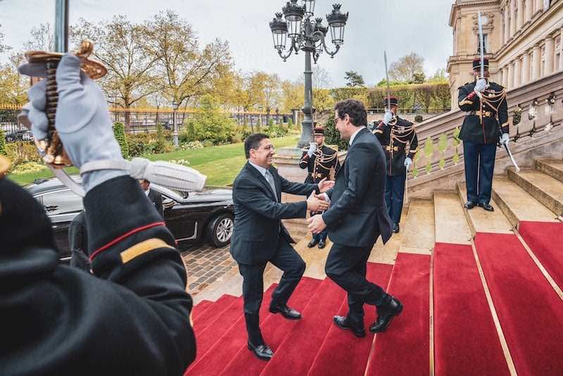 على هامش لقاء له مع بوريطة... وزير خارجية فرنسا يعلن أن بلاده والمغرب تجمعهما علاقة فريدة