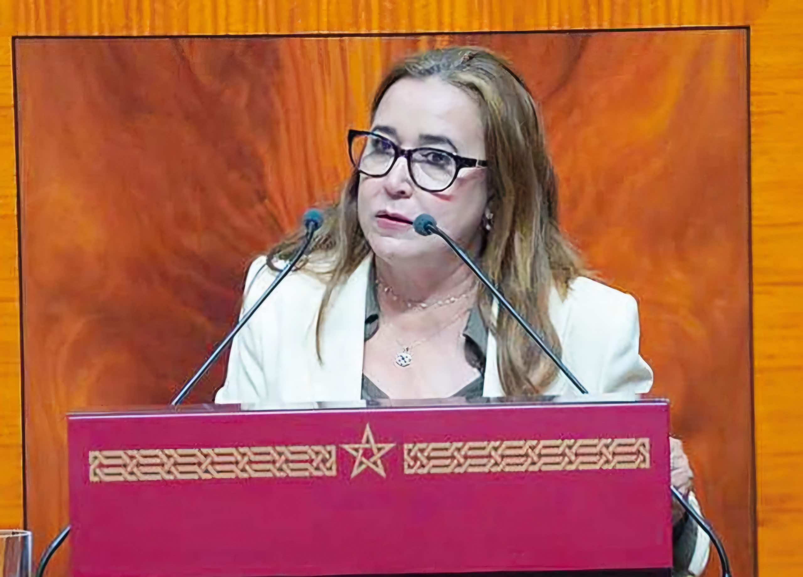 البرلمانية التامني تطالب الحكومة بالكشف عن تصورها لضمان شفافية تدبير الإعلام العمومي