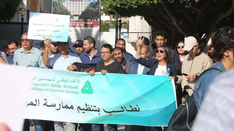 المهندسون يواصلون التصعيذ بشن احتجاجات جديدة