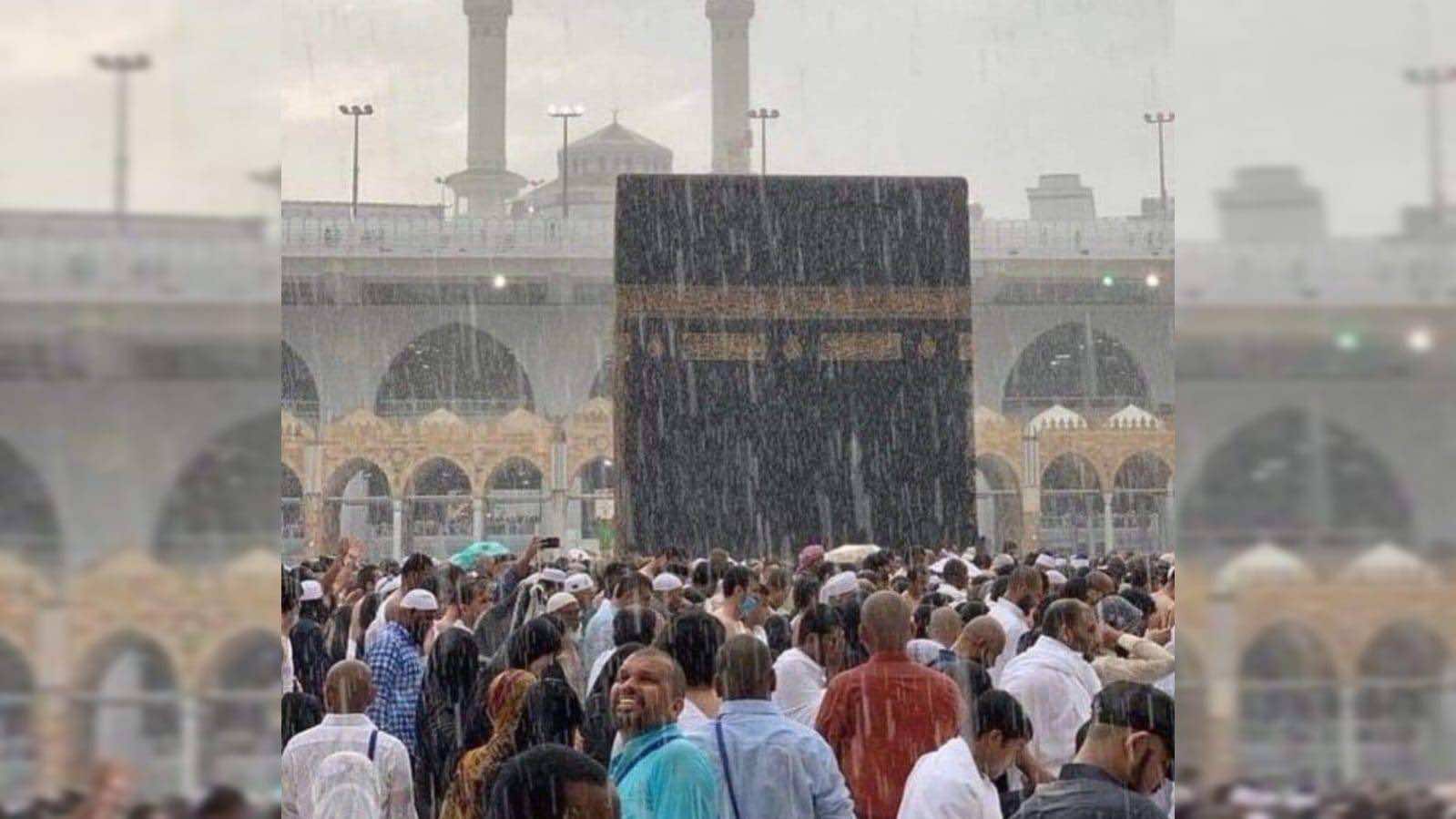 أمطار غزيرة على المشاعر المقدسة رغم تسجيل درجات حرارة قياسية