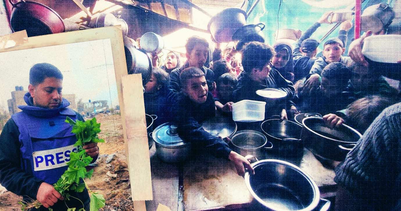 "الخبيزة" تسد رمق القطاع لأشهر... كاميرا الأخوين "خير الدين" توثق المجاعة شمال غزة