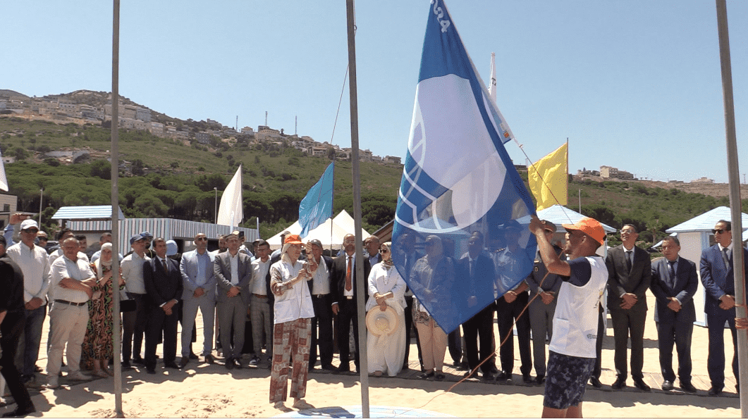 طنجة: رفع اللواء الأزرق بشاطئ "الدالية" للسنة التاسعة على التوالي