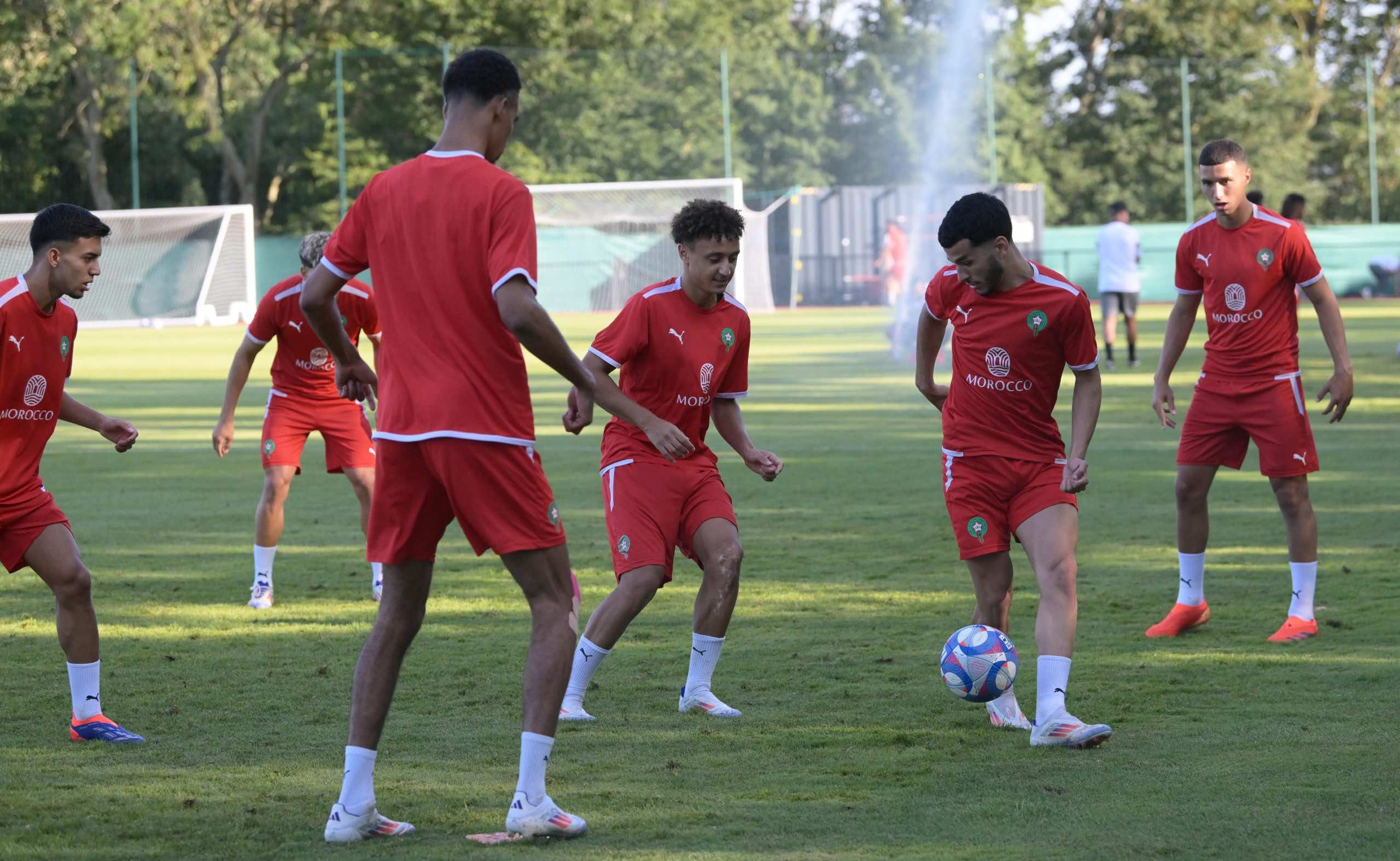 أولمبياد باريس.. المنتخب المغربي يجري مباراة تدريبية اليوم الخميس ويكثف من تحضيراته استعدادا لمقابلة الأرجنتين