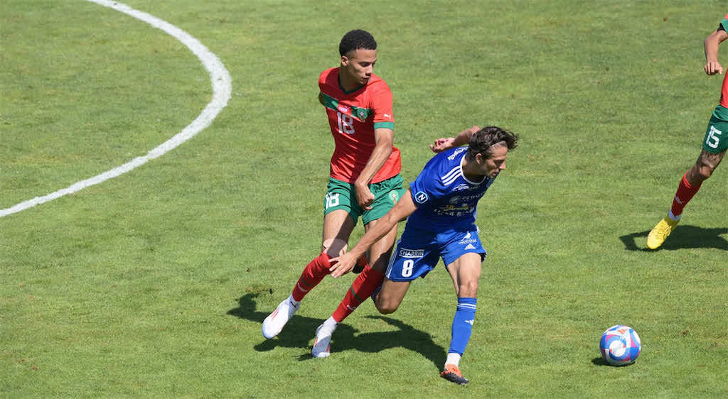 المنتخب الأولمبي ينتصر في مقابلة ودية على فريق فيلفرانش بوجولي الفرنسي