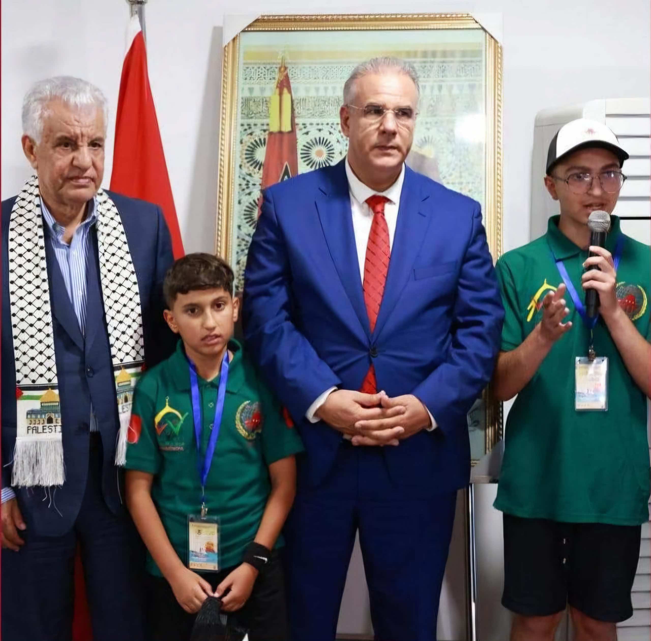 وكالة بيت مال القدس تستقبل 50 طفلا فلسطينيا في مخيم أطلق عليه الملك اسم "يعقوب المنصور الموحدي"+صور