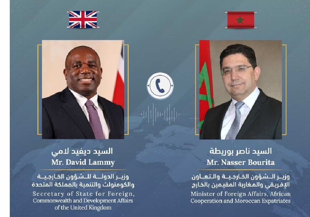 بوريطة يجري مباحثات هاتفية مع وزير الخارجية البريطاني.. هل هناك تحضير لموقف بريطاني من قضية الصحراء؟