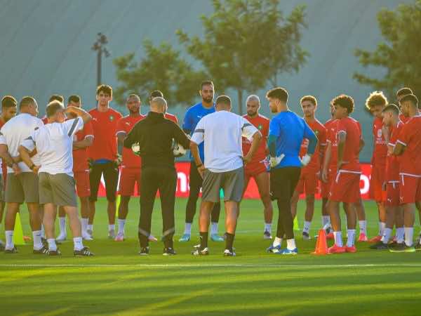 تصفيات « كان » 2025: المنتخب المغربي في آخر حصة تدريب قبل شد الرحال إلى السعيدية