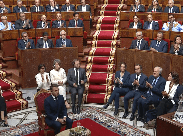 في خطاب بالبرلمان المغربي.. ماكرون: لا شيء يبرر حصيلة القتلى المدنيين في غزة ويجب وقف الحرب