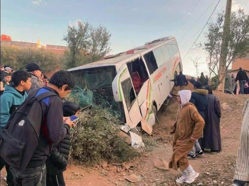 ‎انحراف حافلة بمنعرجات فم الجمعة يخلف إصابات خفيفة بين الركاب