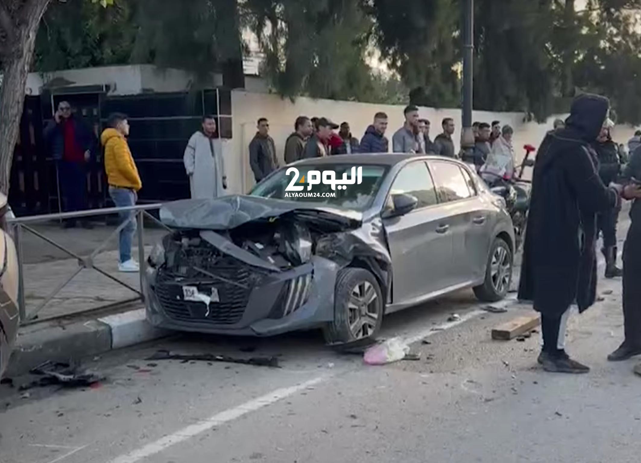 طنجة: مصرع سيدتين دهستهما سيارة خفيفة كانت تسير بسرعة جنونية هروبا من الشرطة + صور +