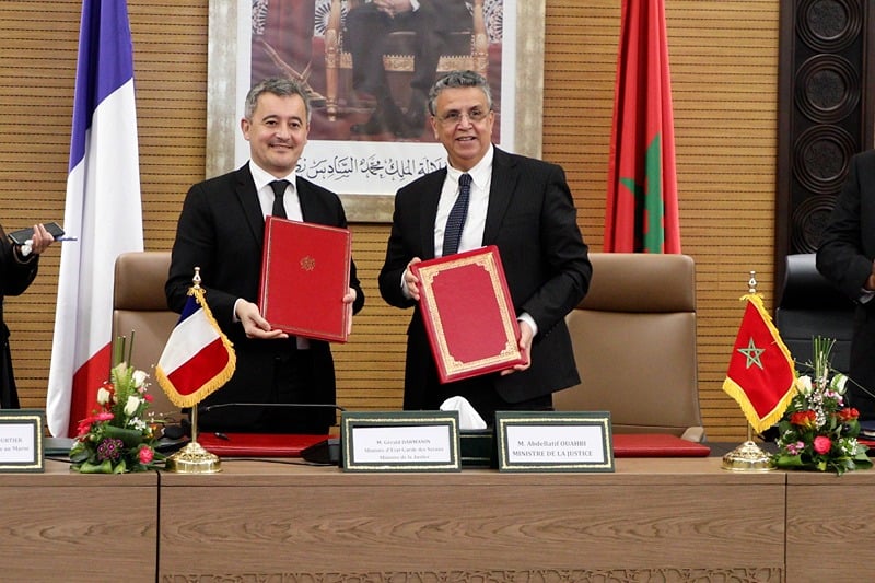 المغرب وفرنسا يشددان على مكافحة الجريمة المنظمة في إعلان مشترك يُثني على "الفرانكفونية القضائية"