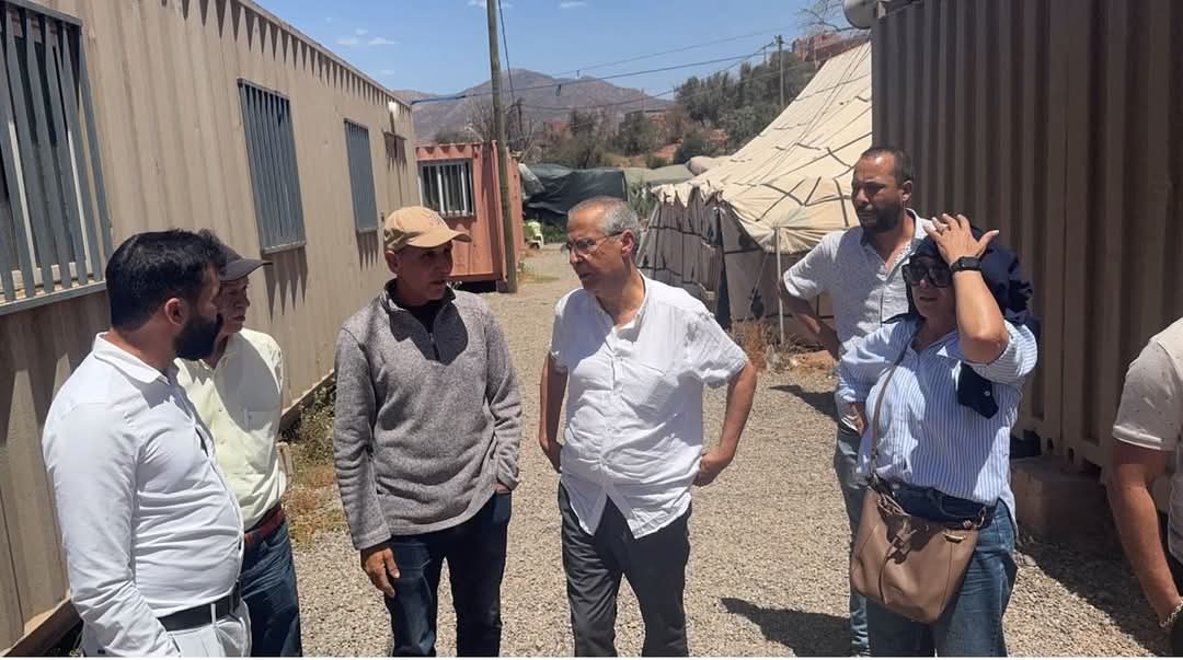 فيدرالية اليسار تكشف صعوبات إعادة الإعمار  على خلفية زلزال الحوز وإقصاء متضررين من الدعم (صور)