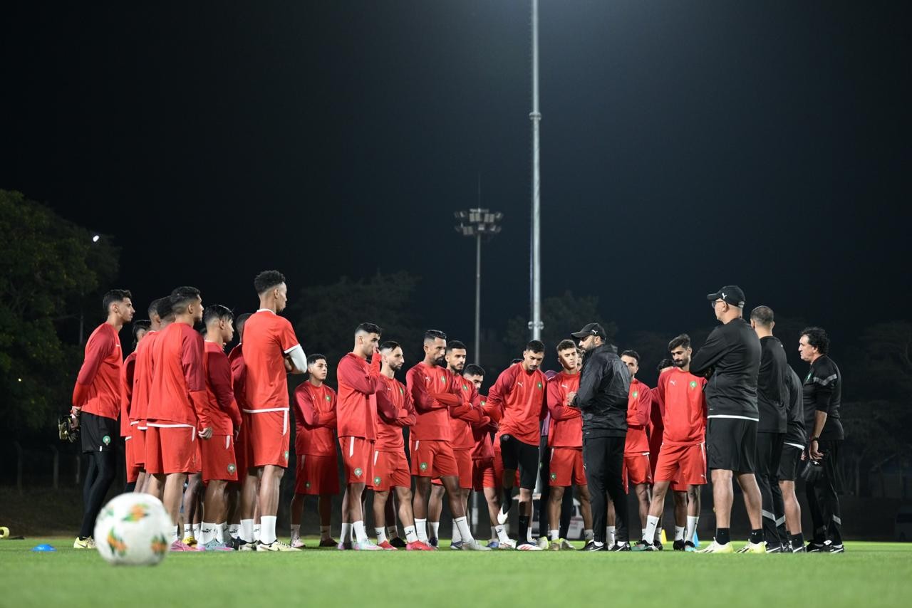 "الشان": المنتخب المغربي يُجري أول حصة تدريبية في نيروبي تأهبا لمواجهة أنغولا