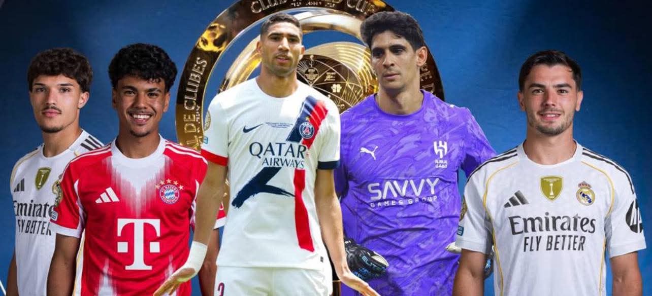 خمسة لاعبين مغاربة يتواجدون رفقة فرقهم في ربع نهائي كأس العالم للأندية