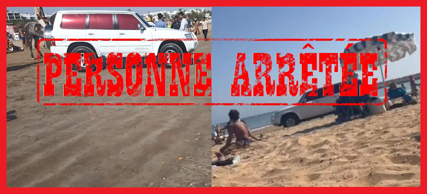 أمن أكادير يتعقب سائقا أجنبيا على رمال الشاطئ بعد تعريضه حياة المصطافين للخطر