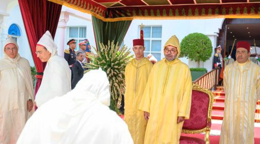 الملك يترأس بالمضيق حفل استقبال بمناسبة عيد العرش