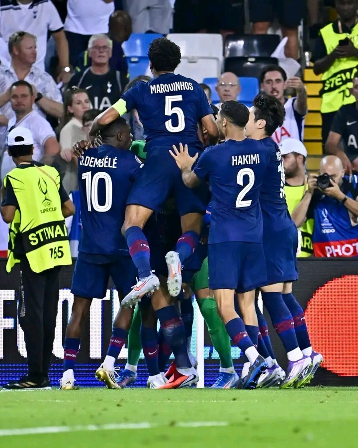 باريس سان جيرمان بطلا لكأس السوبر الأوربي