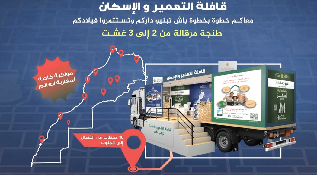 "العمران" تطلق قافلة عروض السكن لمغاربة العالم تجوب 10مدن على مدى 20 يوما