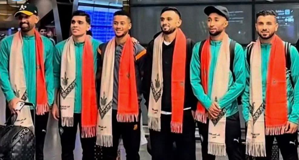 بعثة المنتخب المغربي تصل إلى الدوحة استعداداً للمشاركة في كأس العرب
