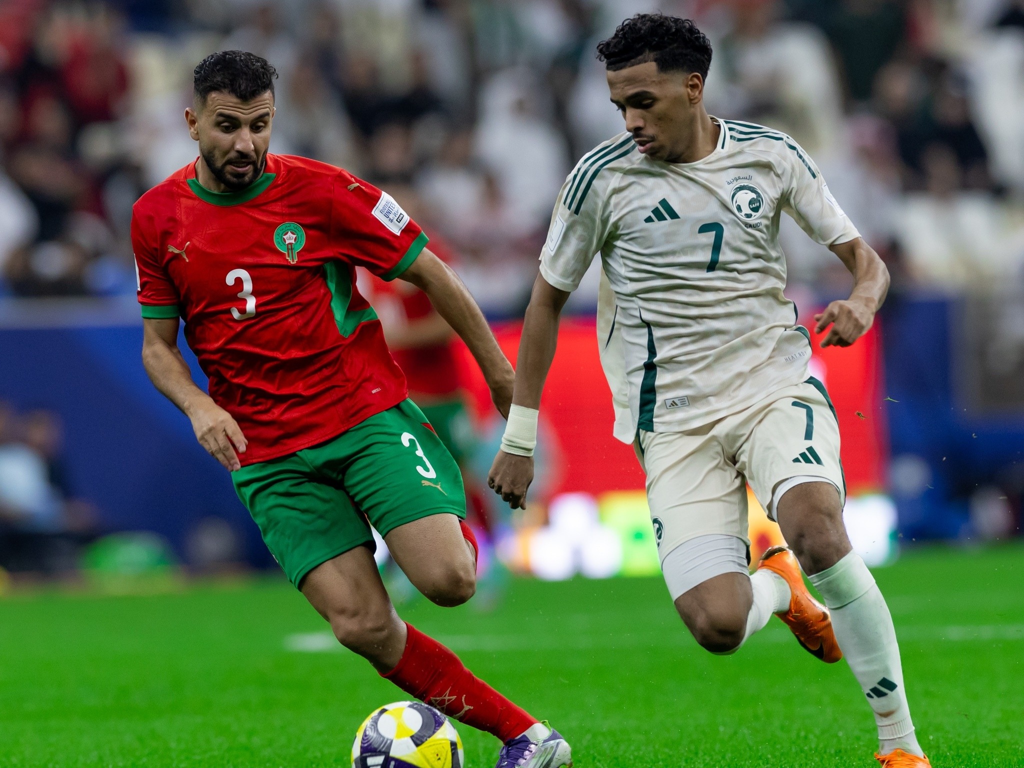 كأس العرب: المنتخب المغربي يلتحق بركب المتأهلين لربع النهائي بانتصاره على السعودية