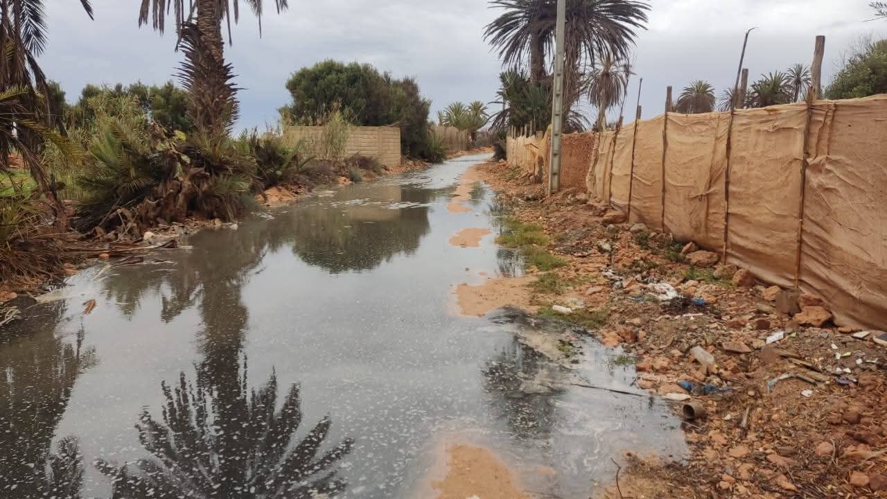 مخاوف من استعمال الفلاحين لمياه الواد الحار لسقي مزارعهم بتيزنيت  