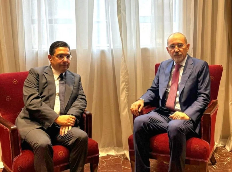 وزير الخارجية المغربي ونظيره الأردني يبحثان تعزيز التعاون وتطورات الأوضاع في غزة والضفة