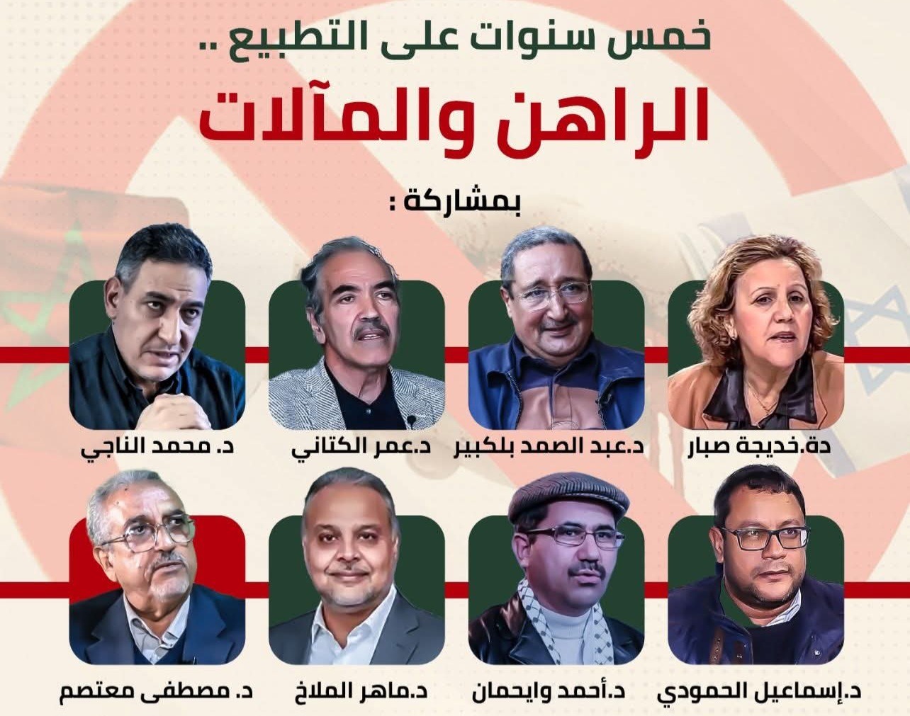 مجموعة العمل من أجل فلسطين تنظم ندوة بالرباط حول مآلات سنوات من تطبيع العلاقات مع إسرائيل