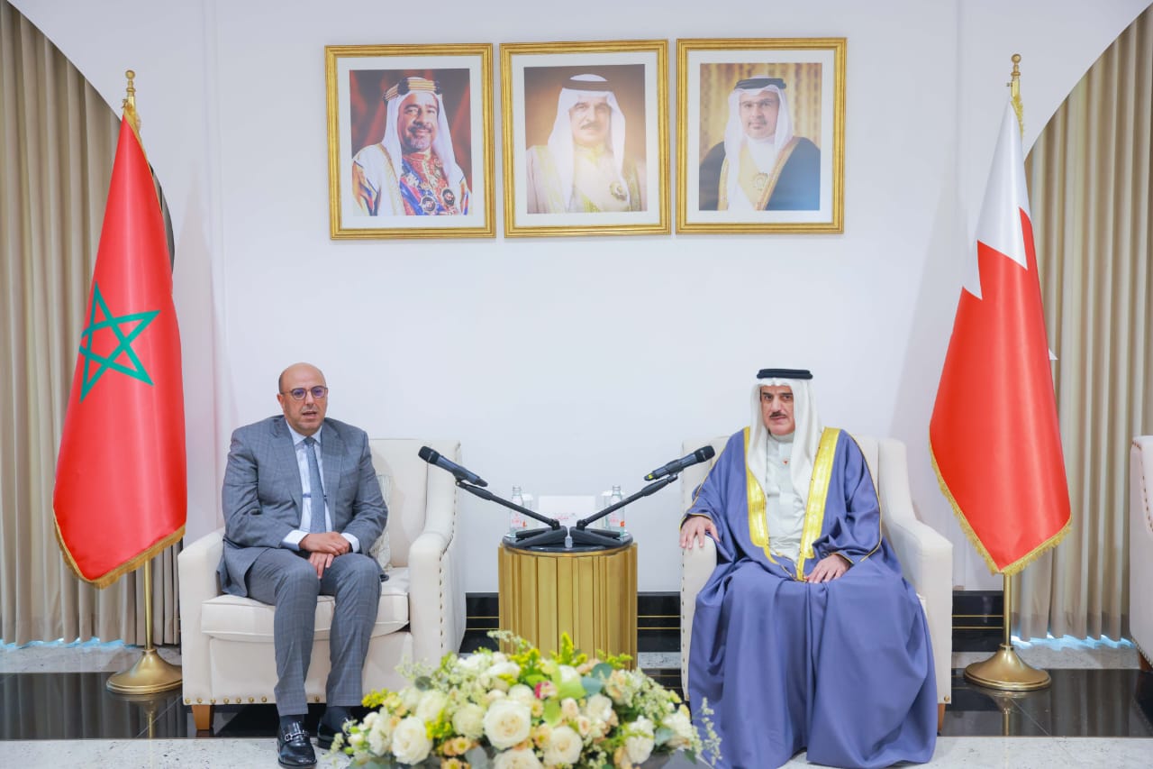ولد الرشيد يستعرض مع رئيس مجلس النواب البحريني سبل تعزيز التعاون البرلماني الثنائي