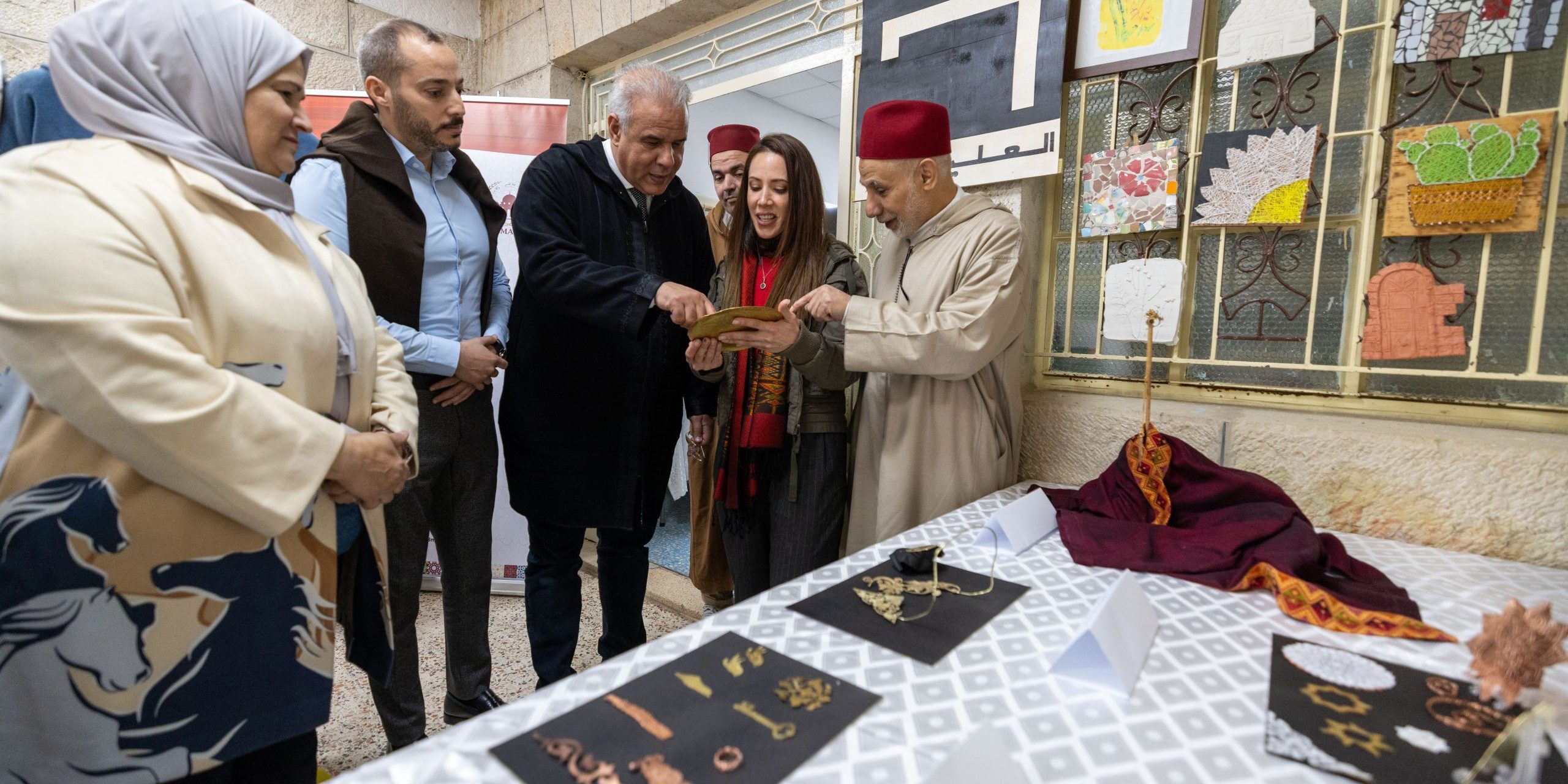 وكالة بيت مال القدس الشريف تختتم أسبوع التدريب على الحرف التقليدية المغربية
