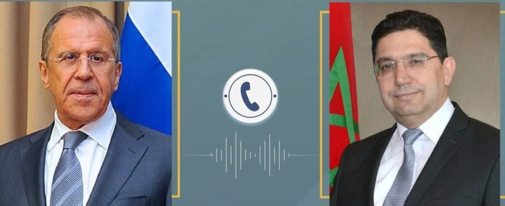 بوريطة يجري اتصالا هاتفيا مع نظيره الروسي لافروف على خلفية عدد من القضايا الإقليمية والدولية الراهنة