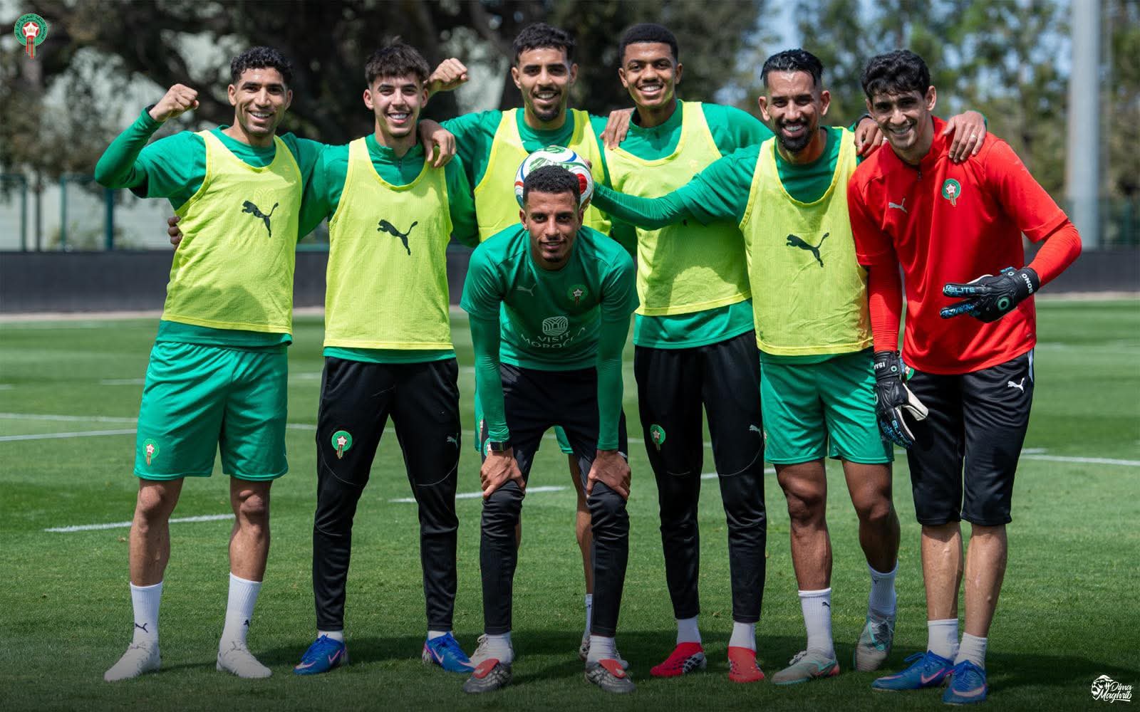 المنتخب المغربي يواصل تحضيراته بمركب محمد السادس قبل السفر إلى إسبانيا لمواجهة الإكوادور