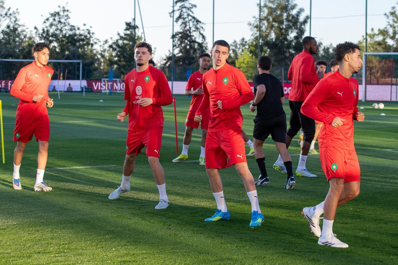 المنتخب المغربي يختتم تحضيراته تأهبا لمواجهة الإكوادور غدا الجمعة