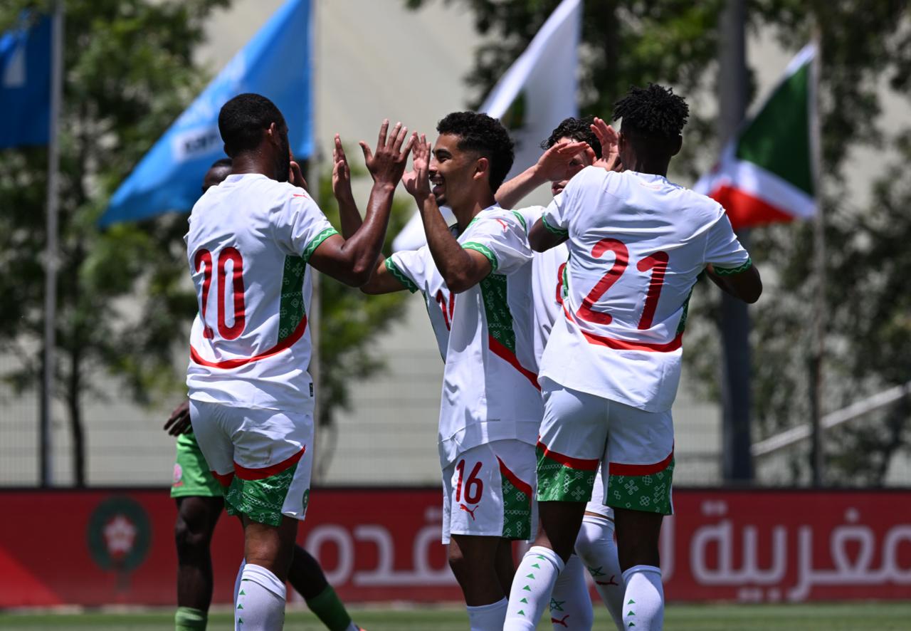 قبل الإعلان عن اللائحة النهائية... المنتخب المغربي ينتصر وديا على بوروندي بخماسية