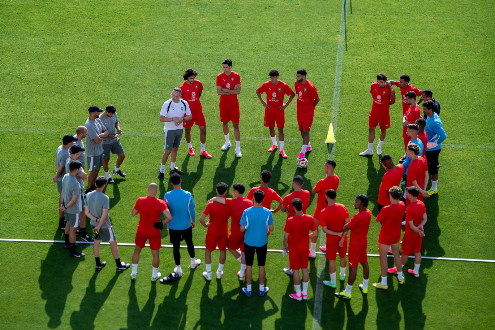 المنتخب المغربي يبدأ تحضيراته تأهبا لمواجهة مدغشقر قبل السفر إلى أمريكا
