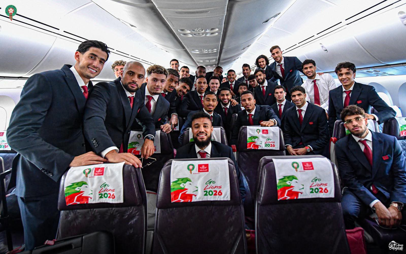 بعثة المنتخب الوطني المغربي تصل إلى الولايات المتحدة استعدادا للمشاركة في المونديال